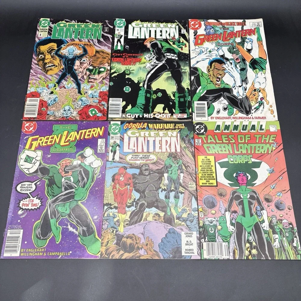 Green Lantern Comic Book Lot Guy Gardner Corps Gorilla Warfare Annual 80s DC